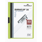 Desky s klipem Durable DuraClip30 - zelené