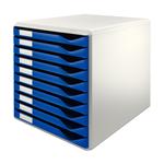Zásuvkový box Leitz 10 modrý