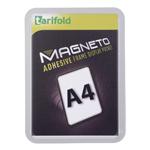 Samolepicí kapsa Tarifold Magneto s magnetickým uzavíráním A4 - stříbrná