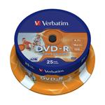 DVD-R Verbatim, 25 cake PRINTABLE